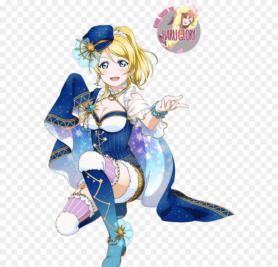 Ayase Eli 112 Love Live Constellation Outfits, Book, Comics, Publication, Adult Free Transparent Png