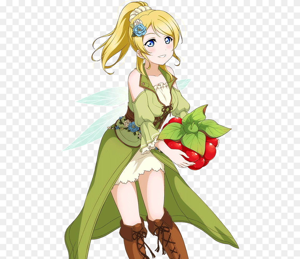 Ayase Eli Sr Love Live Fairy Set Eli, Book, Comics, Publication, Person Png Image