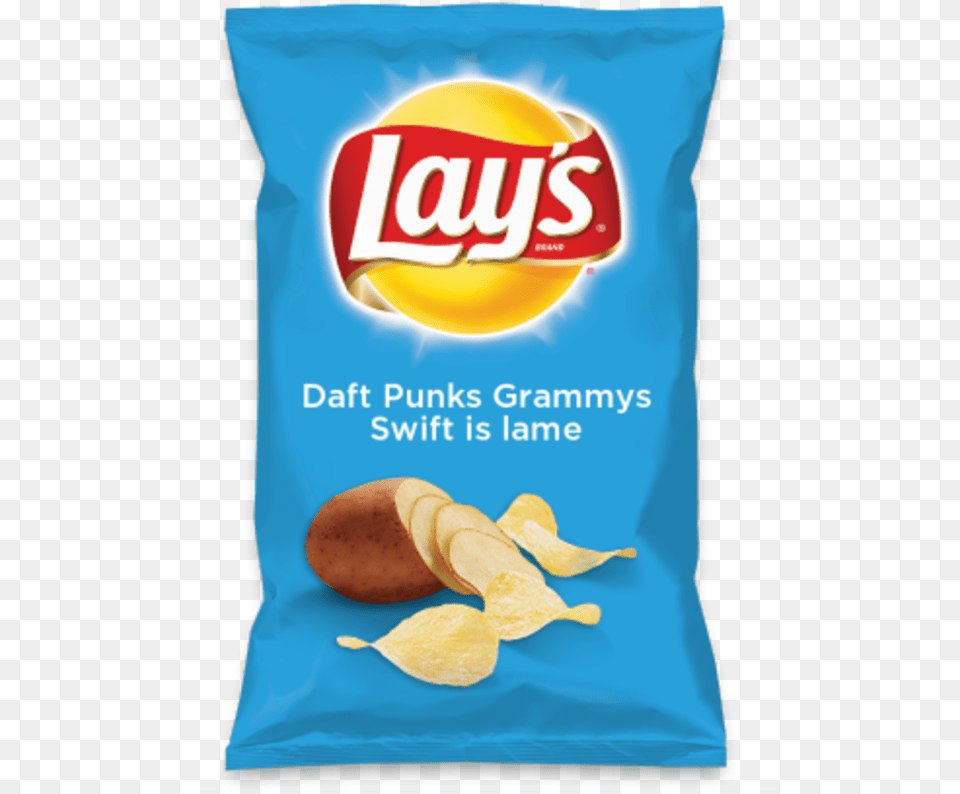 Ays Daft Punks Grammys Swift Is Lame Junk Food Snack Blue Bag Of Chips, Ketchup Free Png