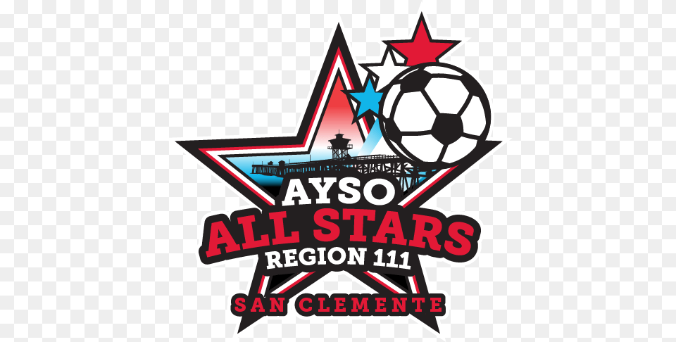 Ayso All Stars Logo Design Ayso All Star Soccer Logo, Advertisement, Sport, Soccer Ball, Poster Png