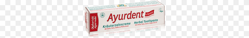 Ayurdent Toothpaste Classic 75 Ml Cnc Ayurdent Classic Toothpaste By Maharishi Ayurveda, First Aid Free Png Download