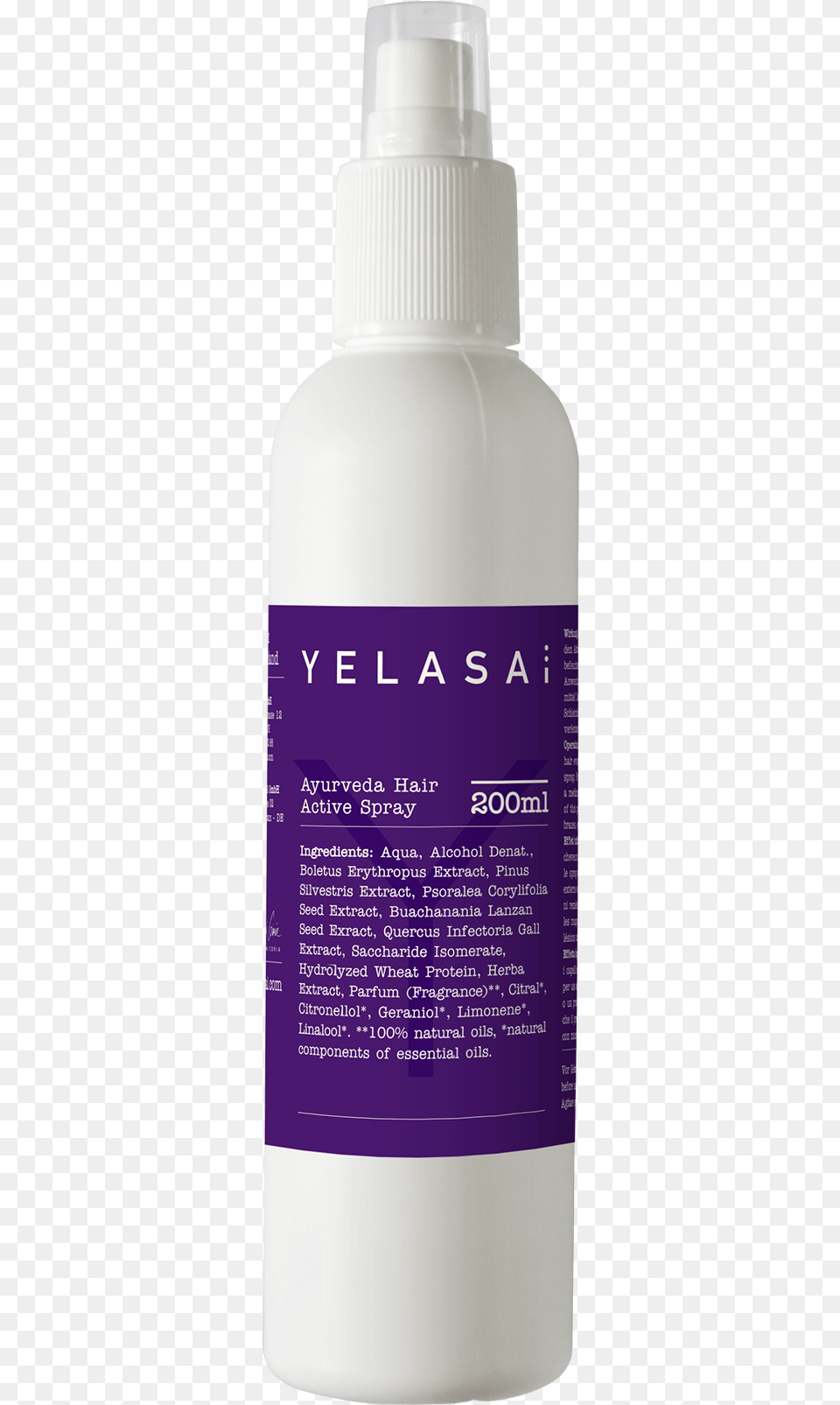 Ayurveda Hair Active Spray 200ml Body Wash, Bottle Free Transparent Png