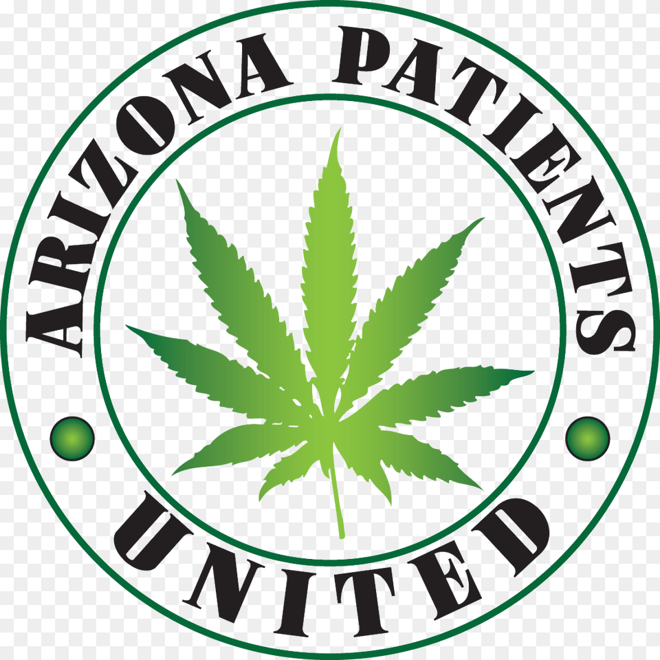Az Patients United Logo4 Marijuana Leaf, Plant, Weed, Hemp, Herbal Png