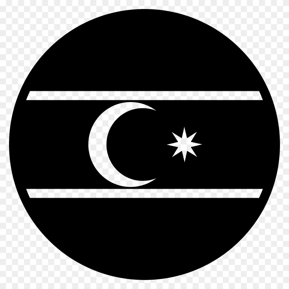 Azerbaijan Flag Emoji Clipart, Logo, Disk, Astronomy, Moon Free Transparent Png