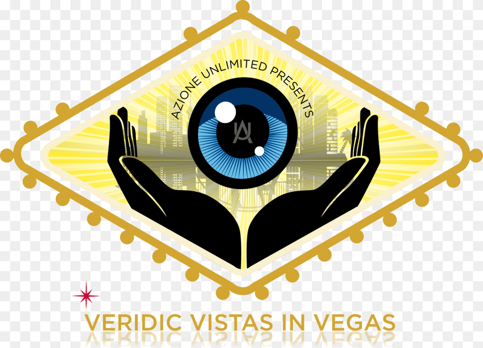 Azione Veridic Vistas Open Hands Clip Art, Logo, Advertisement, Symbol, Badge Png Image