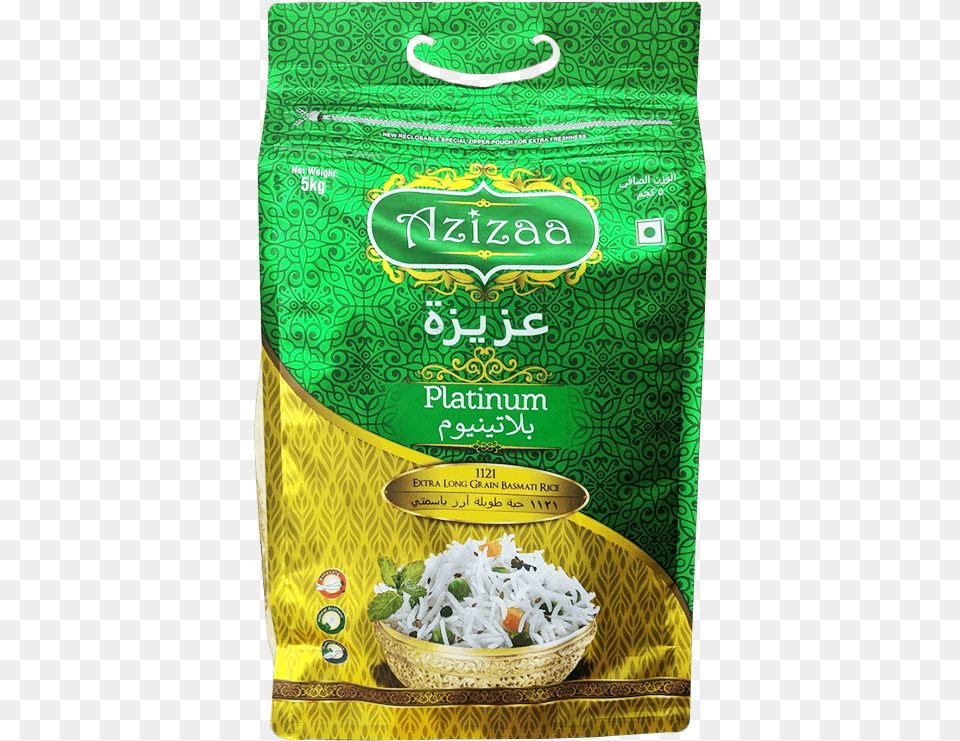 Azizaa Platinum Rice 5 Kg, Food, Noodle, Pasta, Vermicelli Png Image
