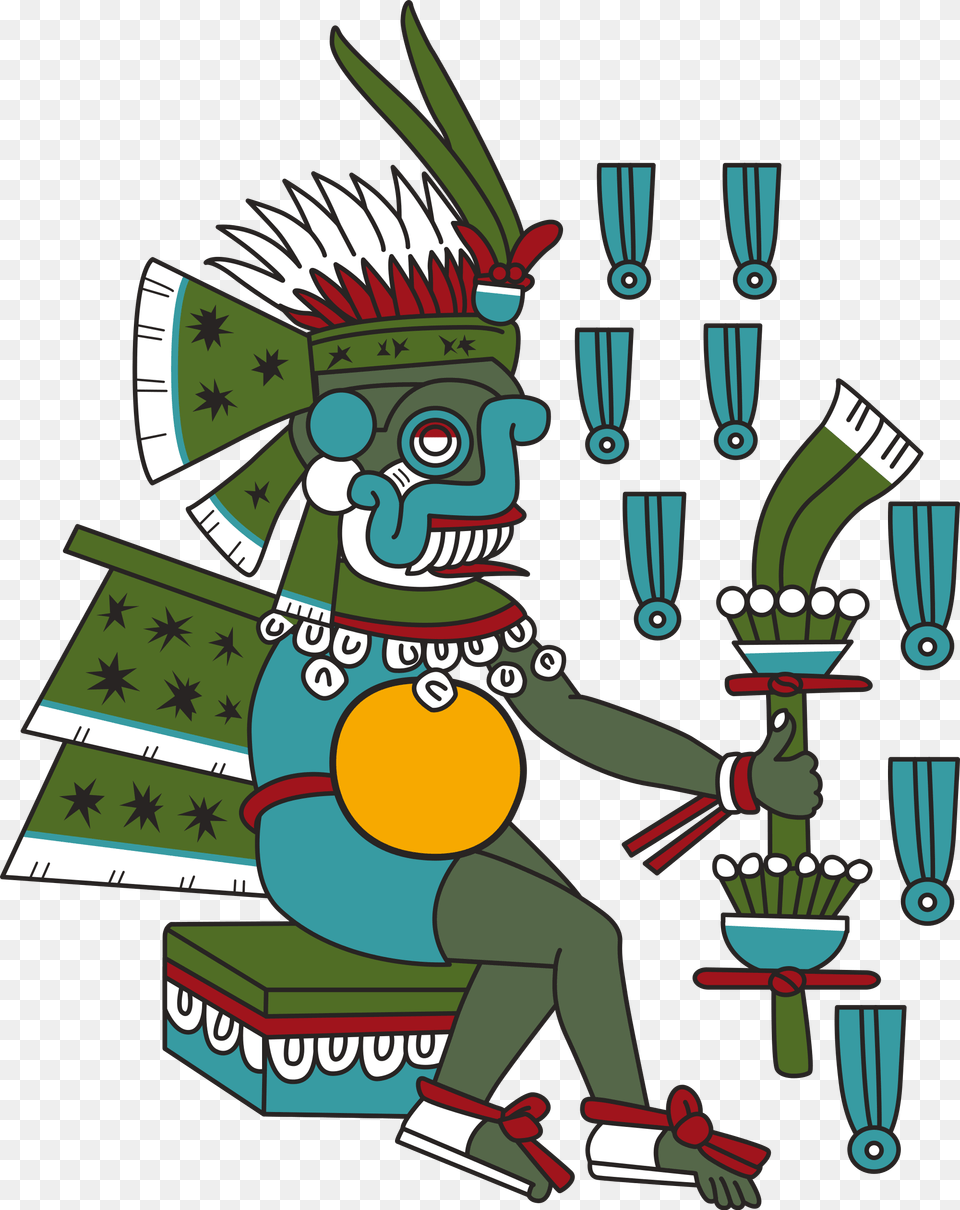 Aztec God Aztec Tlaloc, Dynamite, Weapon Free Transparent Png