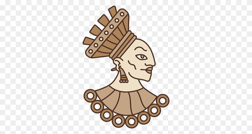 Aztec Head Illustration, Person, Clothing, Hat, Face Png