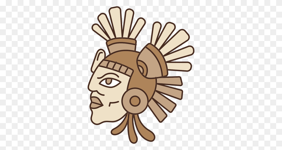 Aztec Head Mask Cartoon, Art, Face, Person, Dynamite Free Png Download