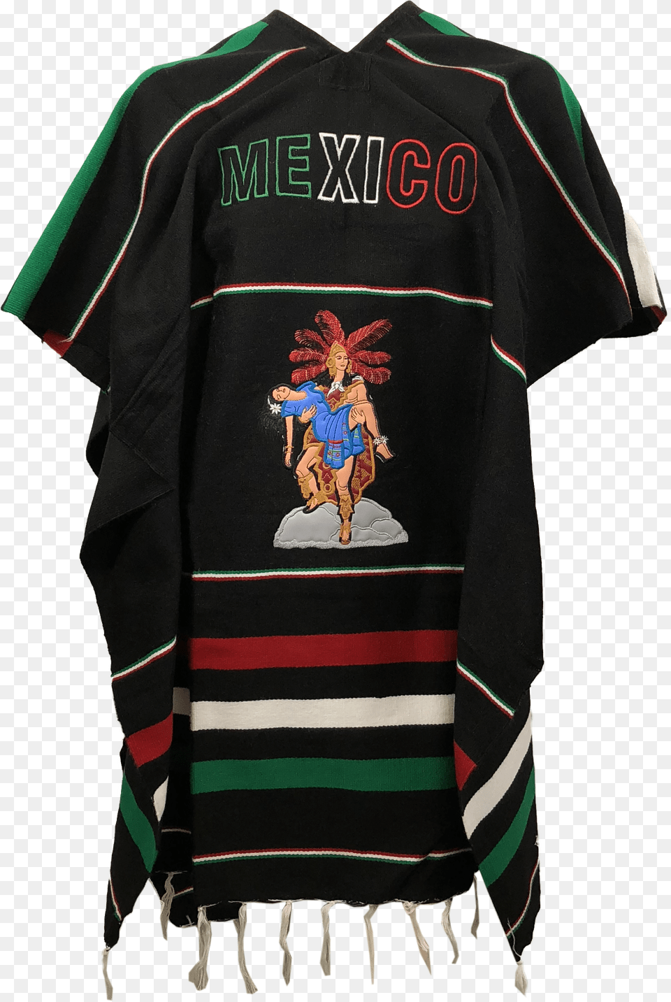 Aztec Mexican Poncho, Clothing, T-shirt, Shirt, Fashion Free Transparent Png