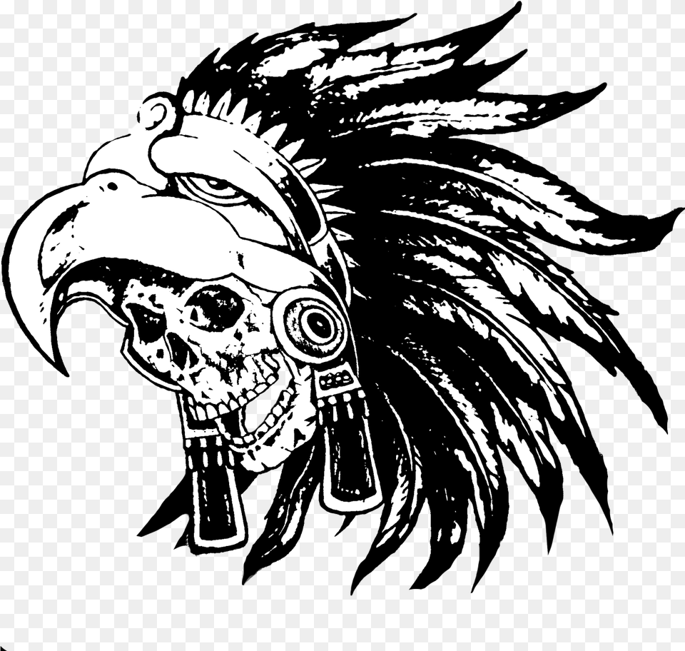Aztec Skull, Adult, Female, Person, Woman Free Png