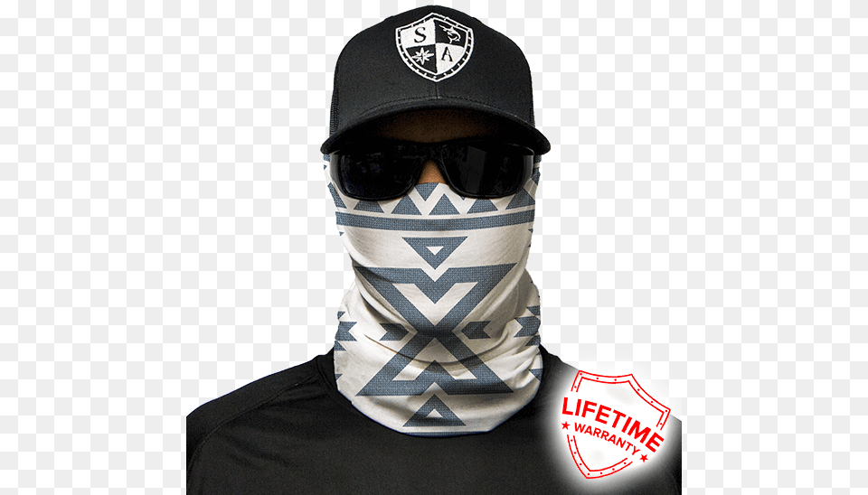 Aztec Themed Face Shield Lightweight Bandana Amp Spf40 Aztec Face Shield, Accessories, Headband, Hat, Clothing Free Png