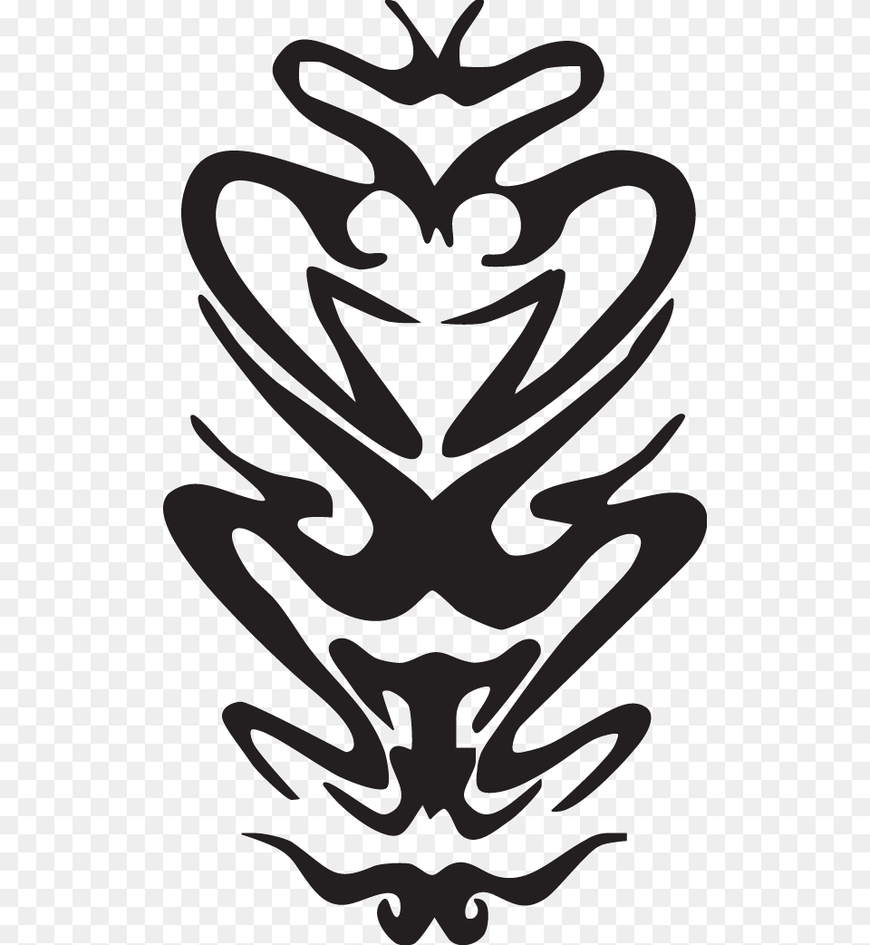 Aztec Tribal Decal Aztec Tattoo Transparent Tribal, Stencil, Emblem, Symbol, Logo Png Image