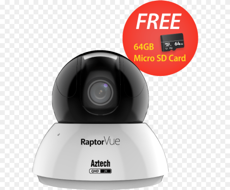 Aztech Raptorvue Wipc680qhd 2k Qhd Cloud Camera Aztech, Electronics, Webcam, Disk Free Transparent Png