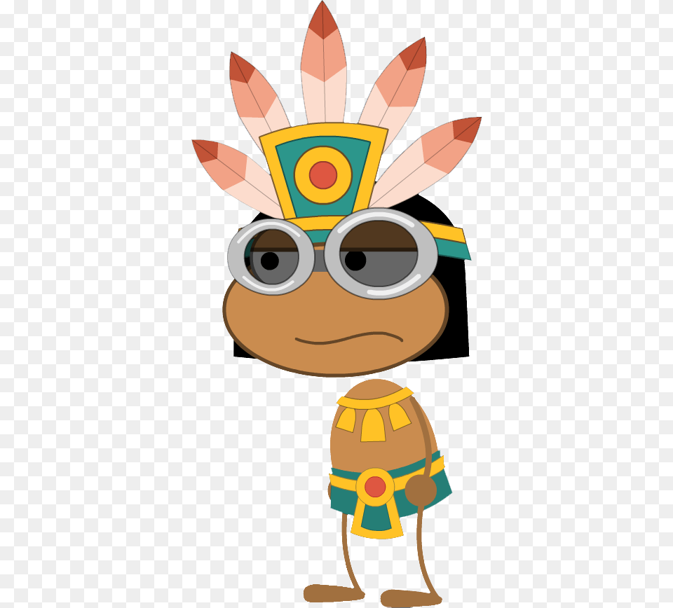 Aztecwarriorgoggles Aztec Warrior Toon Aztec, Cartoon, Baby, Person Png
