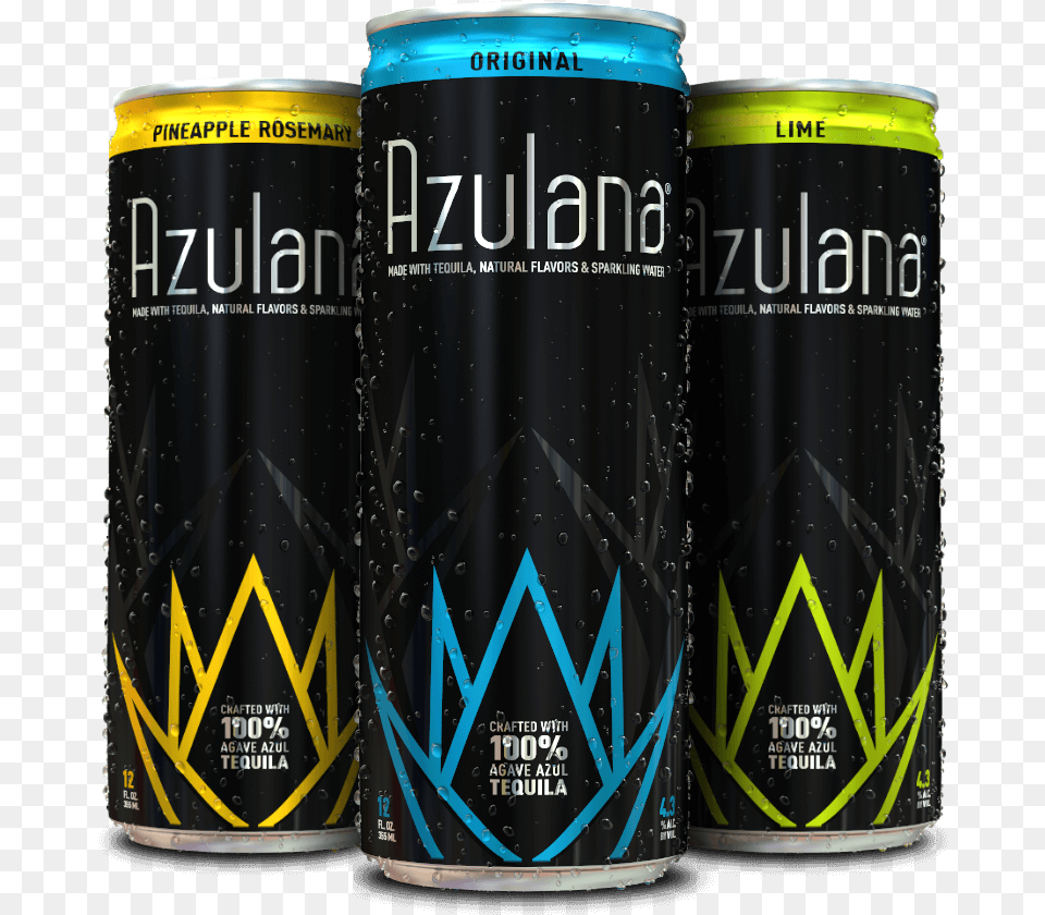 Azulana Cans Shoot Energy Drink, Can, Tin, Alcohol, Beer Png Image