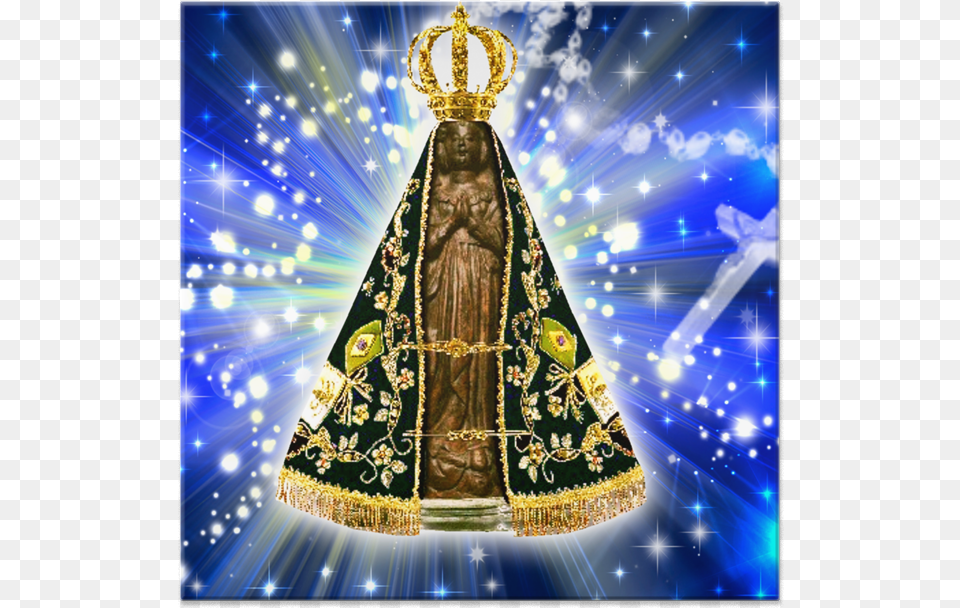 Azulejo Nossa Senhora Aparecida De Rosy Ramosna Nossa Senhora Aparecida Padroeira Do Brasil, Accessories, Lighting, Jewelry, Bride Png