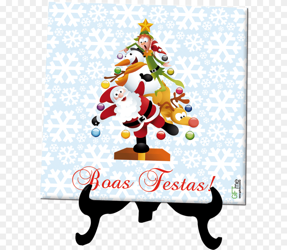 Azulejo Personalizado Boas Festas Crazy Christmas A Jolly Holiday Songbook Or Program, Mail, Greeting Card, Envelope, Baby Free Png