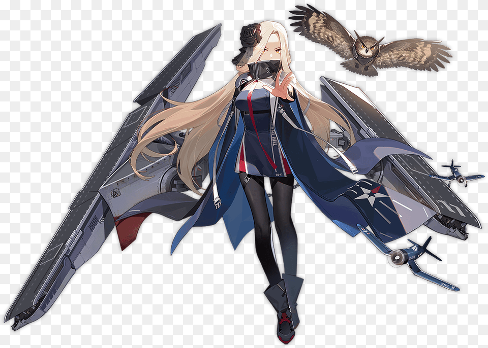 Azur Lane Bunker Hill, Adult, Person, Female, Woman Png Image