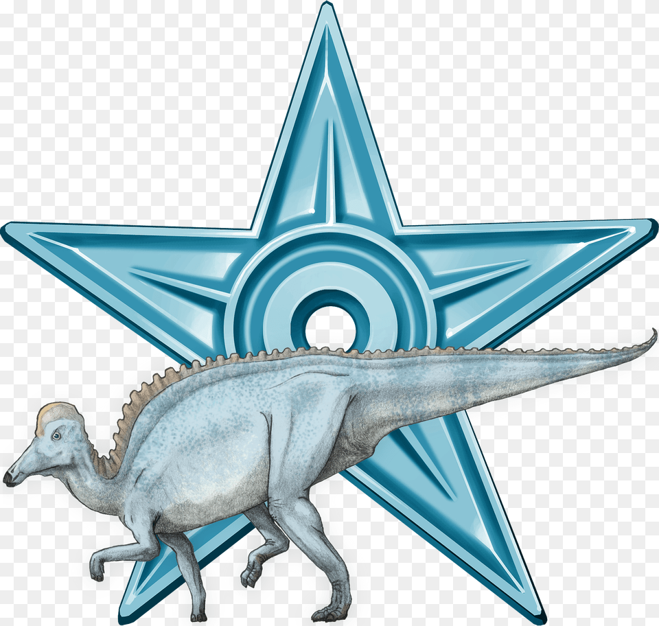 Azure Barnstar Of Dino Graphic Design Questions And Answers Book, Animal, Reptile, Dinosaur, Symbol Free Png Download