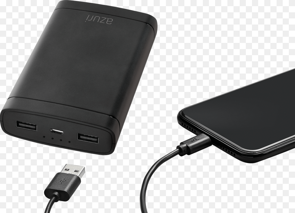 Azuri Powerbank With 2 Usb Ports Power Bank, Adapter, Electronics, Mobile Phone, Phone Png