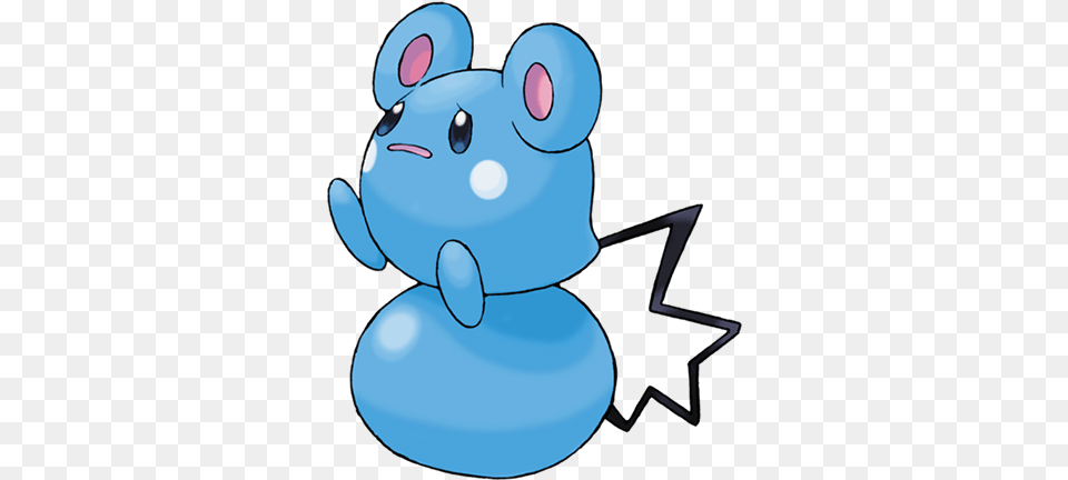 Azurill Spins Its Tail As If It Were A Lasso Then Pokemon Azumarill, Baby, Person, Face, Head Png Image