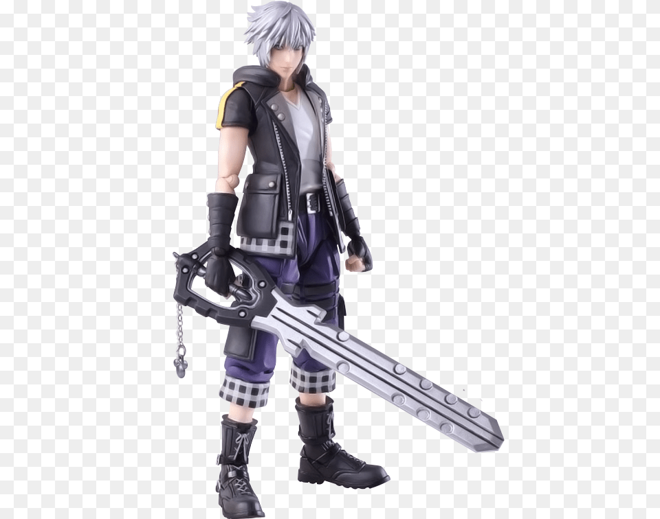 Azzyfox Transparent Background For T Riku Kingdom Hearts Figure, Clothing, Costume, Person, Sword Png