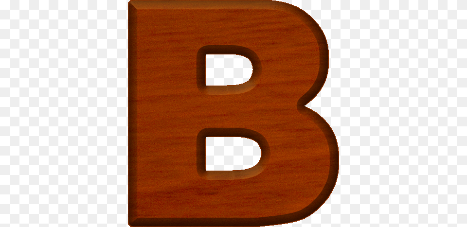 B, Wood, Text, Plywood, Paint Container Png