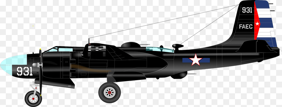 B 26 Marauder Cuba Clipart, Aircraft, Airplane, Transportation, Vehicle Free Png
