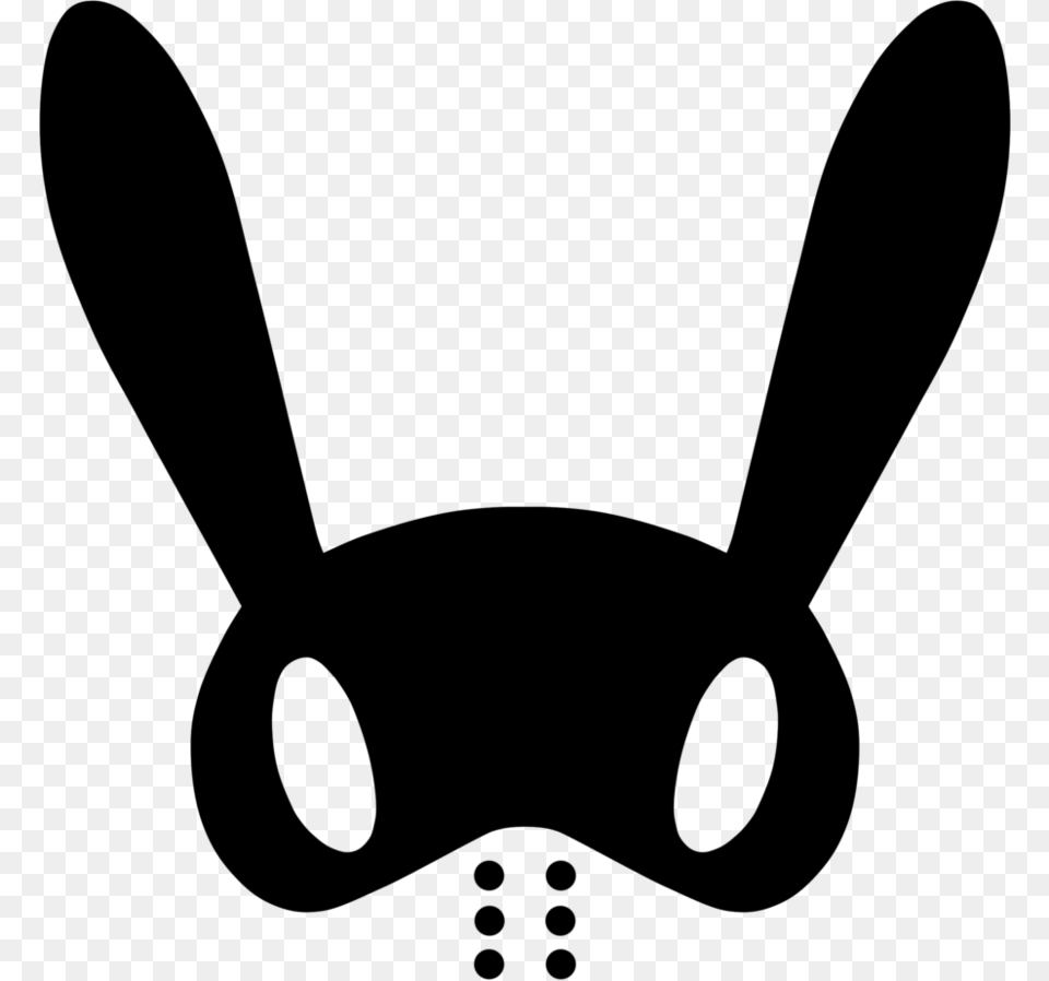 B A P Bunny Logo, Gray Png