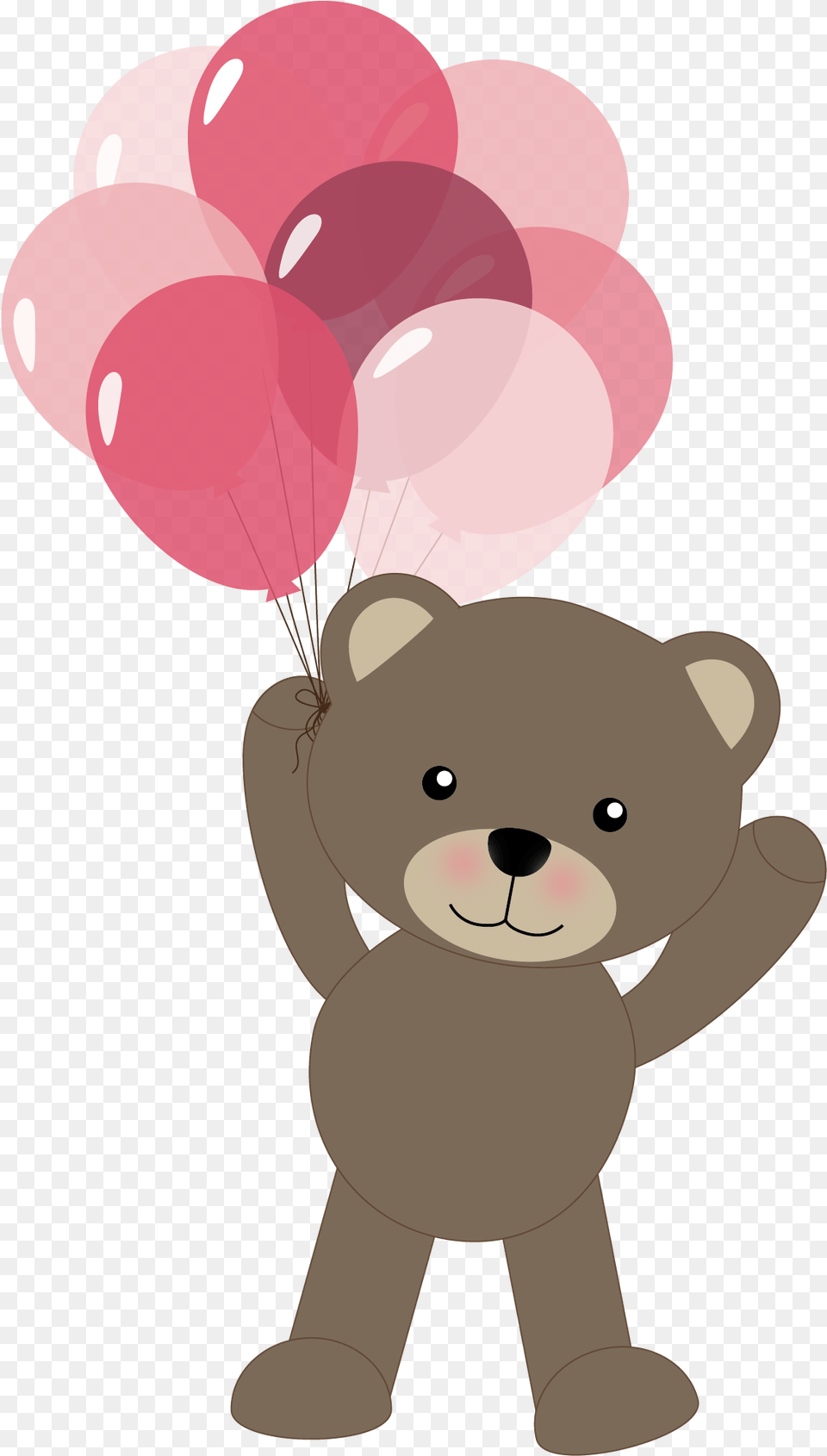 B Bear Clipart Bear Vector Teddy Bear Drawing Bear, Balloon, Animal, Mammal, Wildlife Free Png Download