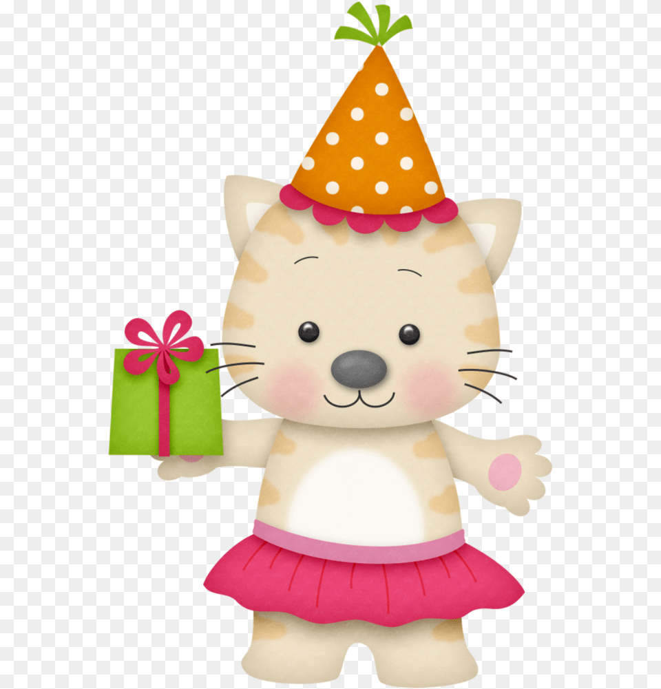 B Birthday Girl Cat Birthday Clipart, Clothing, Hat, Nature, Outdoors Free Png