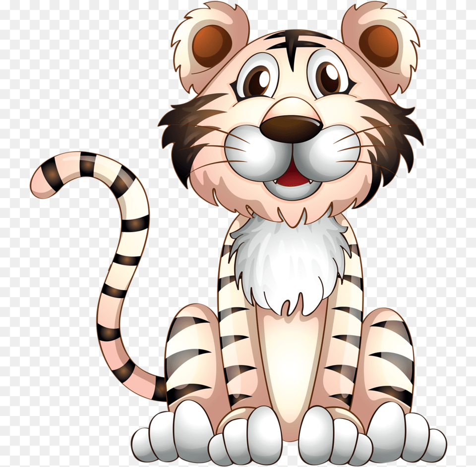B Cartoon Tiger Tiger Design Safari Wildlife, Animal, Lion, Mammal, Kangaroo Free Png Download