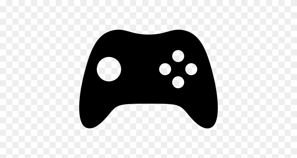 B Controller Game Icon, Gray Png