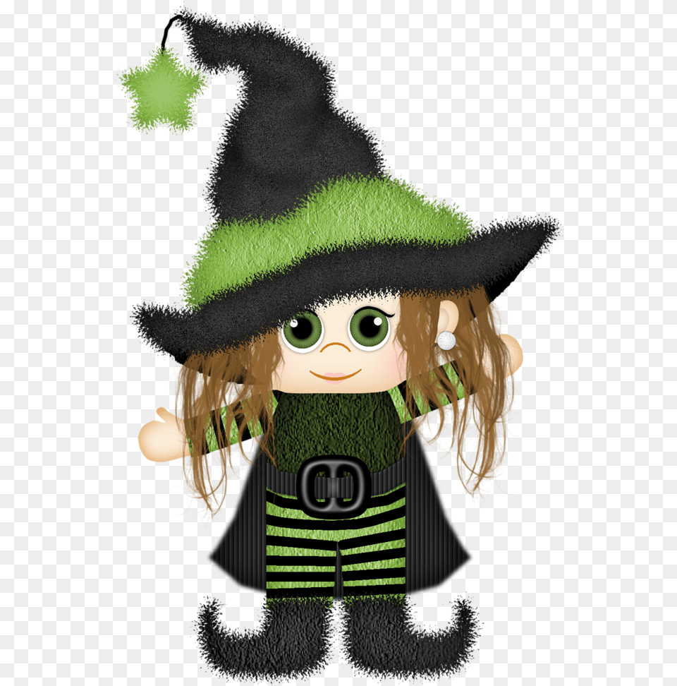 B Crazy Witches Halloween Porch Halloween Ghosts, Clothing, Hat, Doll, Toy Free Png Download