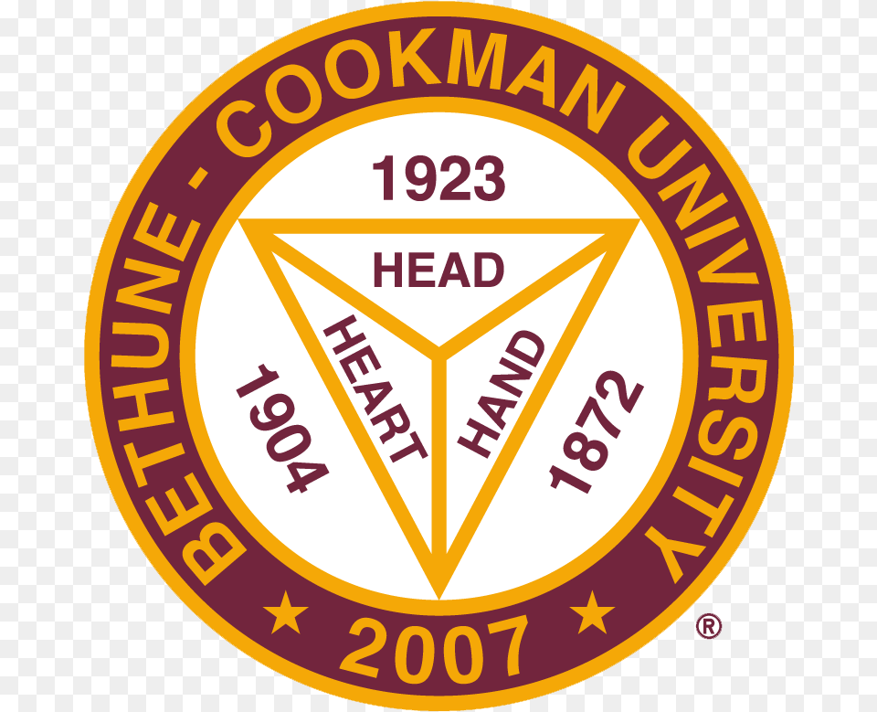 B Cu Bethune Cookman University, Badge, Logo, Symbol Png Image