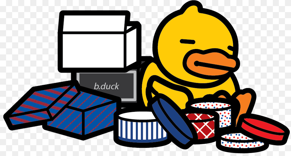 B Duck Official Website Online Shop B Duck Family License Business, Bulldozer, Machine Png