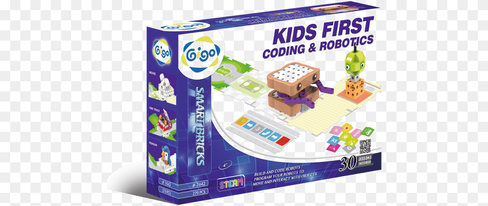 B Gigo Kid First Coding Amp Robotics, Face, Head, Person, Qr Code Free Transparent Png