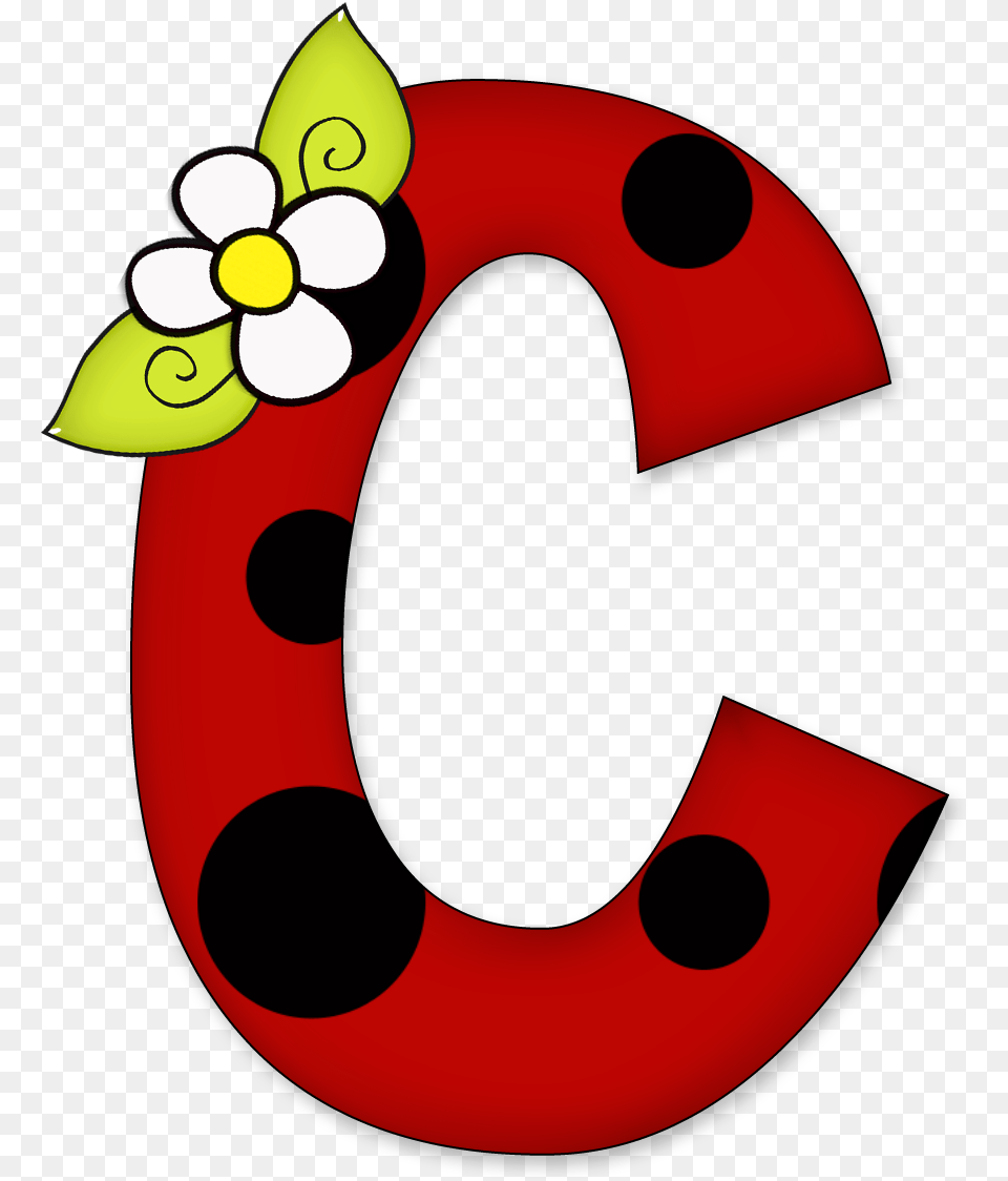 B Jardim Da Joaninha Letra C Ladybug, Symbol, Text, Number Png Image