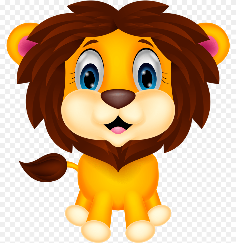 B Lion Clipart Lion Vector Cartoon Faces Cartoon Dibujo Animado De Un Leon, Plush, Toy, Baby, Person Free Png
