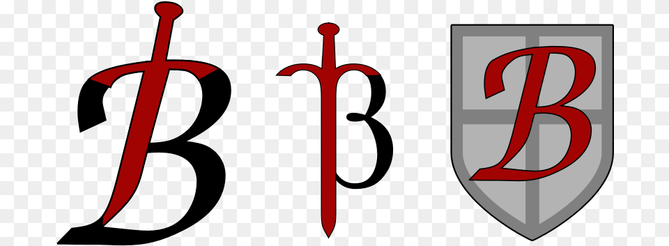 B Logos Logo Huruf B, Sword, Weapon, Cross, Symbol Png Image