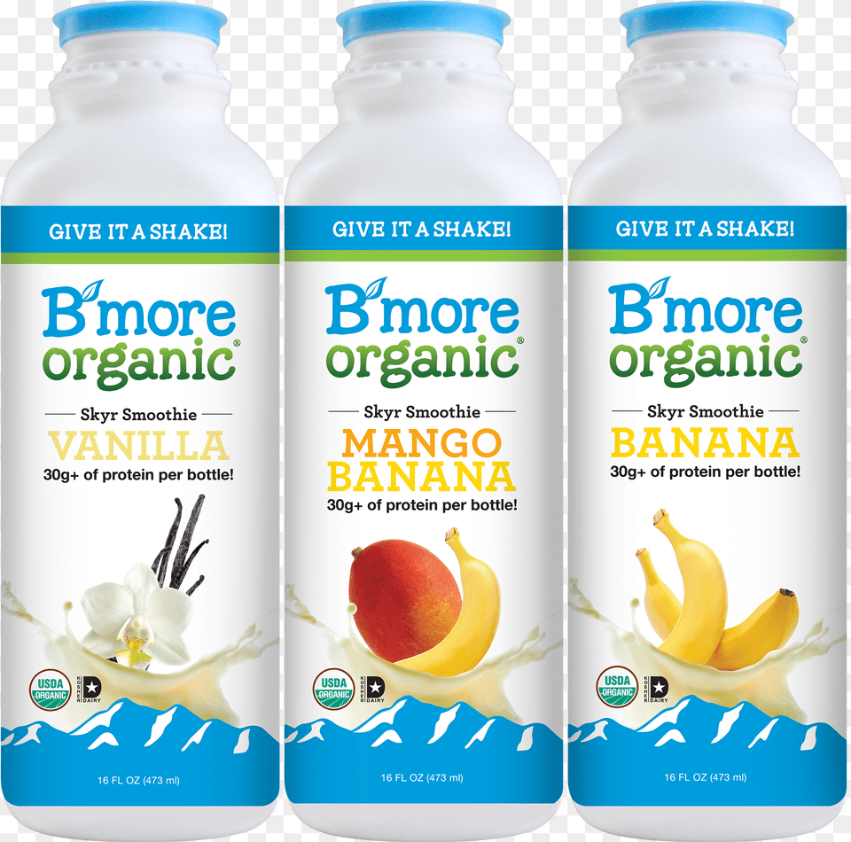 B More Organic, Bottle, Food, Fruit, Plant Free Transparent Png