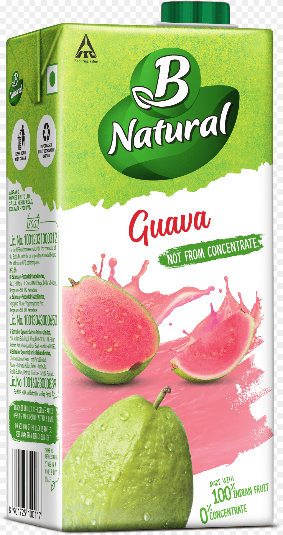 B Natural Guava Juice Png