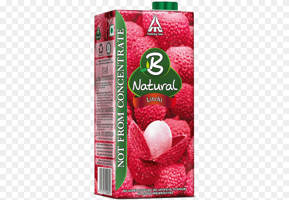 B Natural Litchi Drinks B Natural Litchi, Food, Sweets, Berry, Fruit Png Image