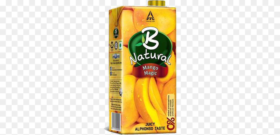 B Natural Mango Magic, Food, Fruit, Plant, Produce Free Png Download