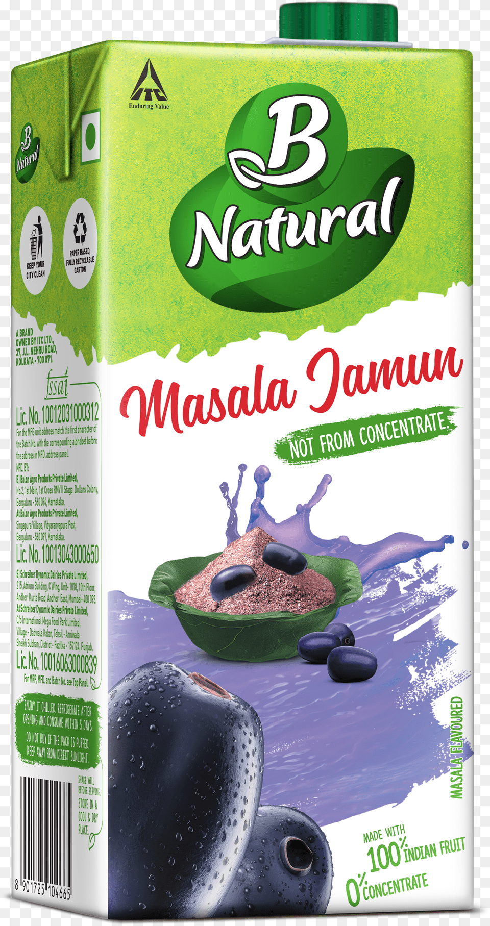 B Natural Masala Jamun Free Png Download