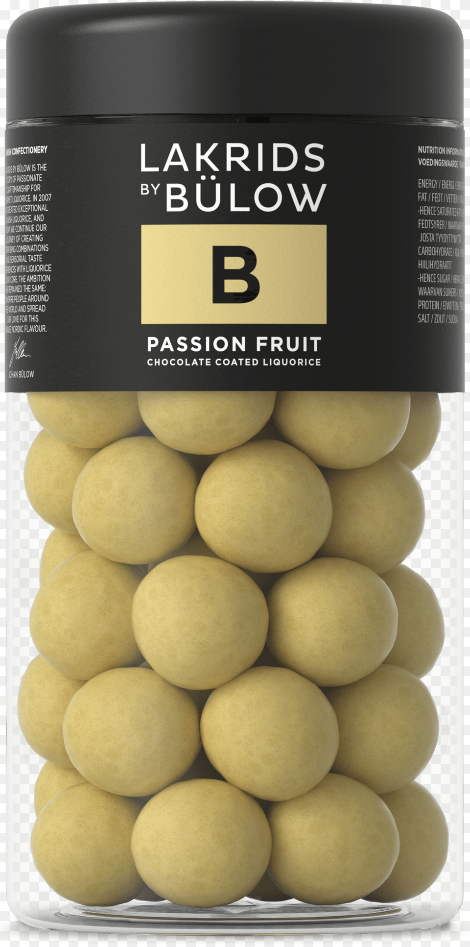 B Passion Fruit Lakrids By Johan Blow B, Food, Bottle, Cosmetics, Perfume Png Image