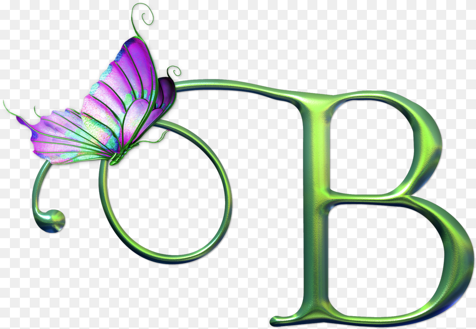 B Printable Alphabet Letters Alphabet Art Alphabet Letras Con Mariposas, Purple, Graphics, Flower, Plant Free Transparent Png