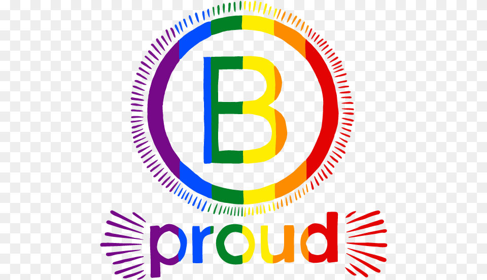 B Proud B Corp Circle, Logo, Light, Ammunition, Grenade Free Transparent Png
