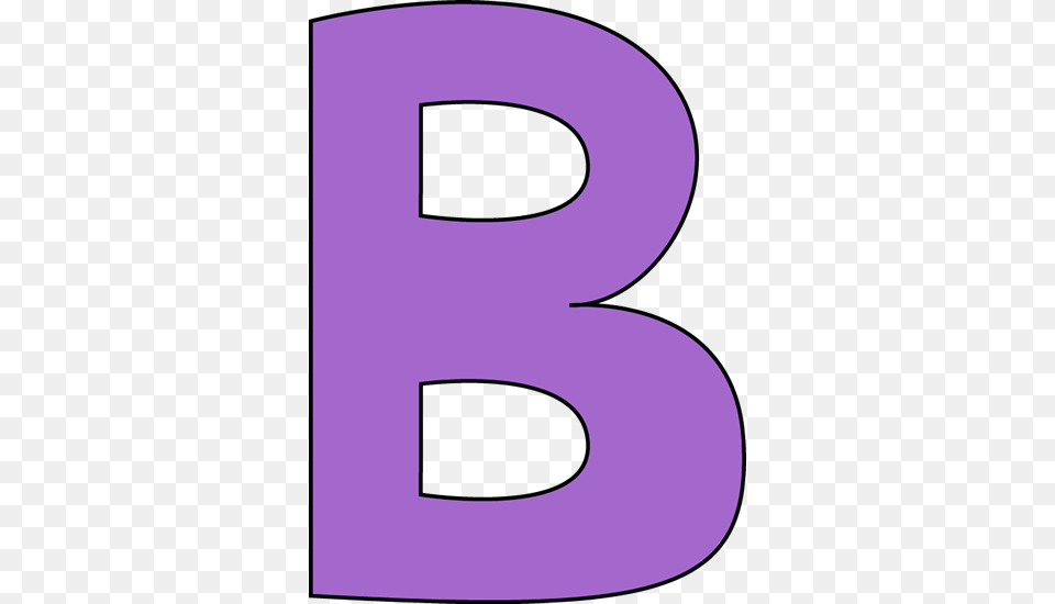 B Purple Letter B Clip Art Image, Number, Symbol, Text Free Png